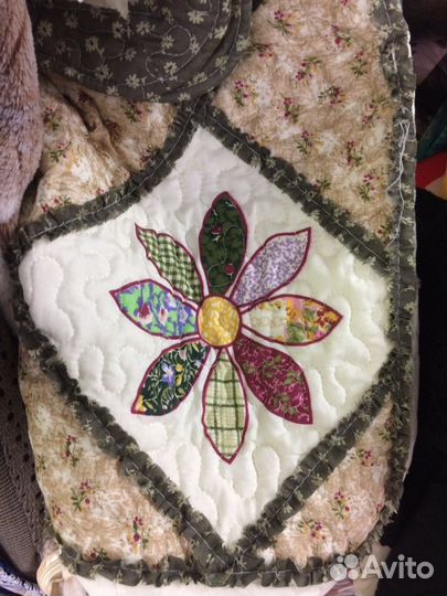 Покрывало печворк. Размер. 230 на 250 плюс две нав