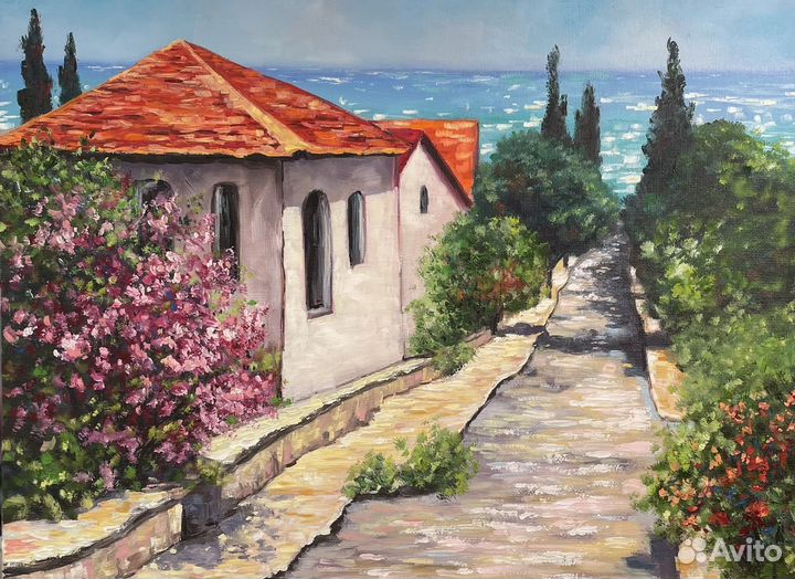 Картина маслом пейзаж