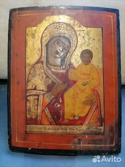 Смоленская икона Божией Матери. 19 век