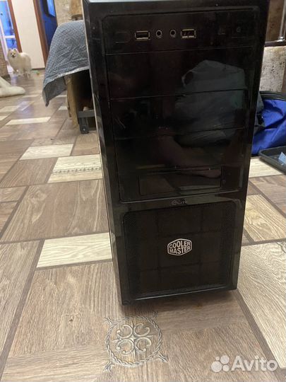 Корпус пк cooler master +2 вентилятора