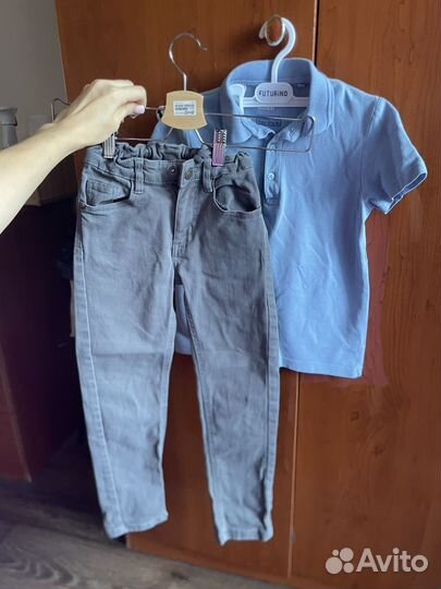 Детские вещи пакетом на мальчика 122-128 р