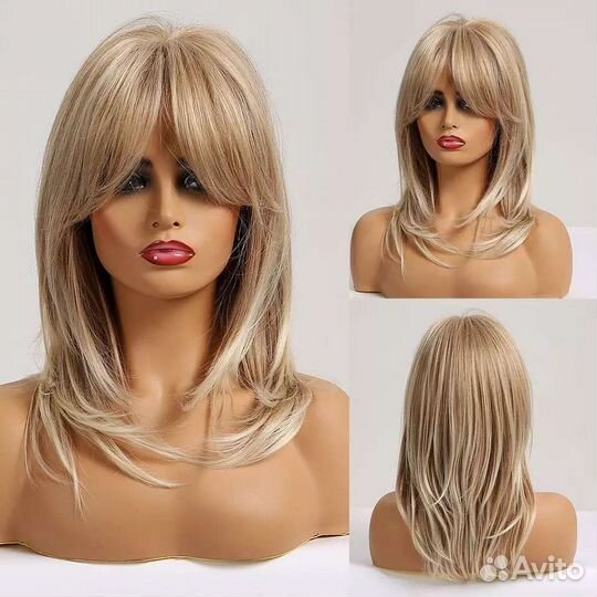 Парик блонд каскад. Новый