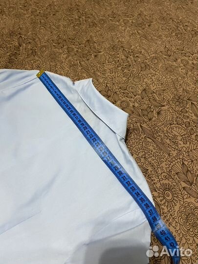 Рубашка голубая на девочку