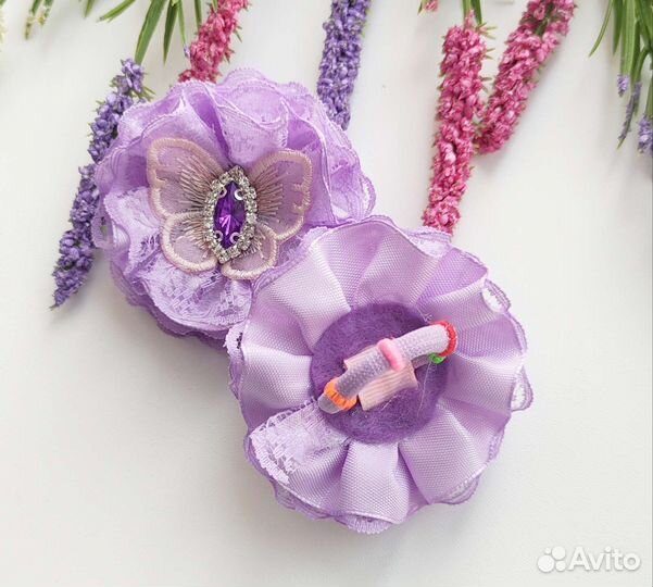 Бант для девочки. Заколка, резинка, украшение