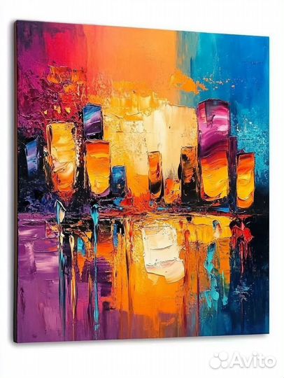 Картины фактурной пастой