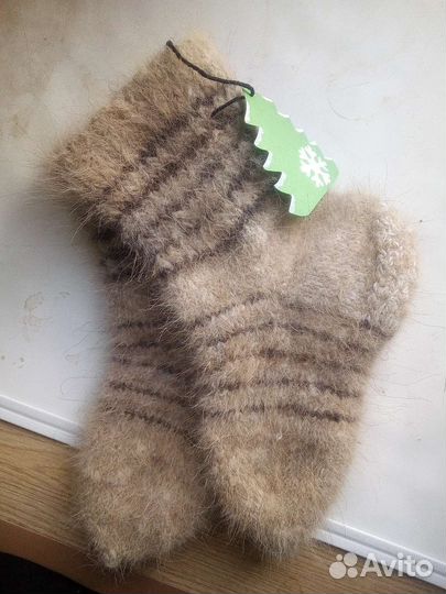 Носочки из собачьей шерсти