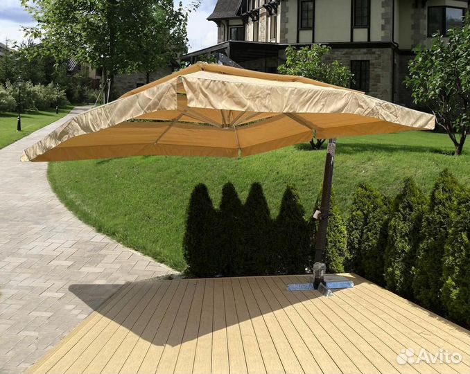 Крепкие новые зонты от солнца для дачи и сада