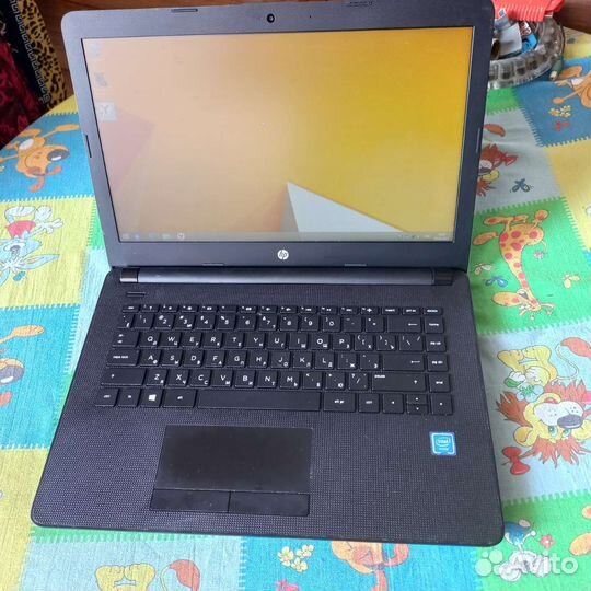 HP тонкий 14 SSD 128GB 4GB