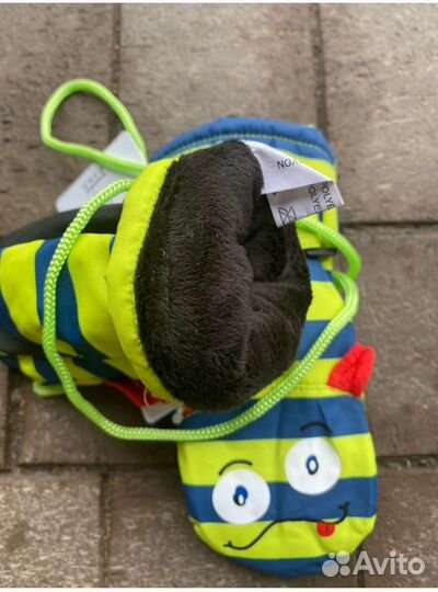 Варежки зимние детские 2 года