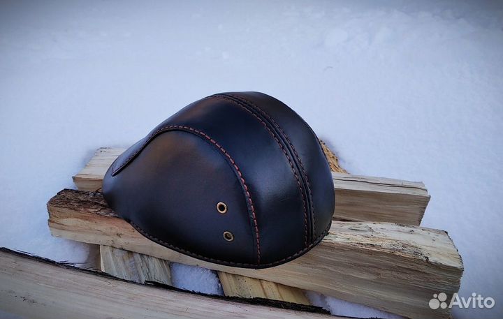 Кепка. Натуральная кожа