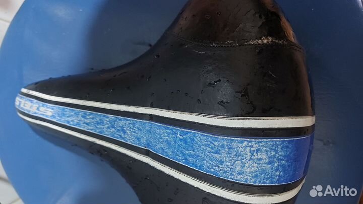 Седло для велосипеда кожаное