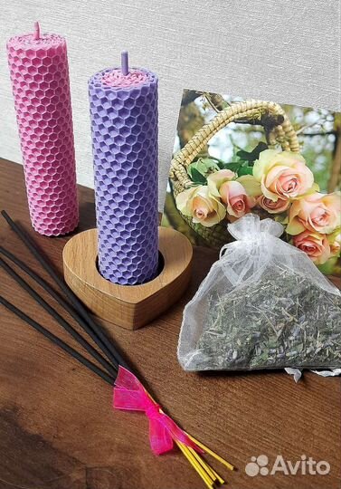 Свечи из вощины подарочные наборы ч.3