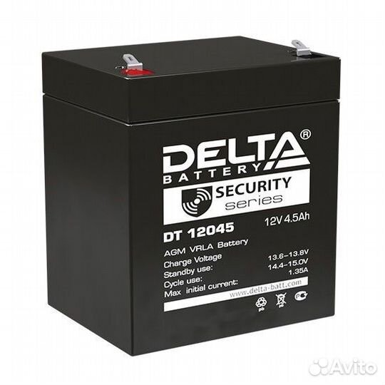 Аккумулятор delta DT 12045