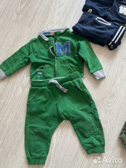 Пакет вещей 68-80 zara, hm, carters