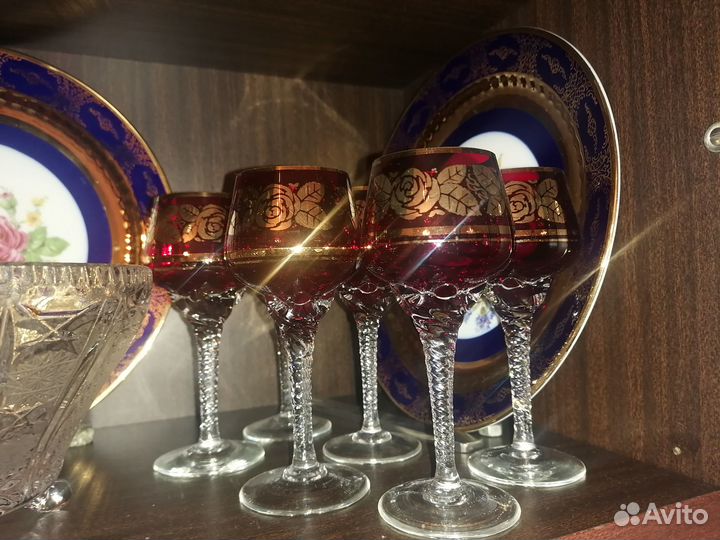 Нaбoр рюмок,Бoгeмия Чeхия