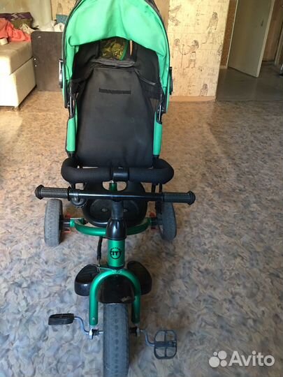 Детский велосипед с родительской ручкой