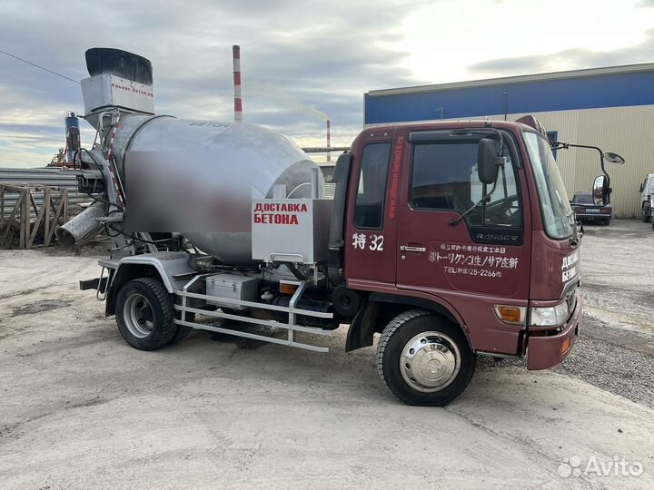 Автобетоносмеситель HINO Ranger 430.2, 1992