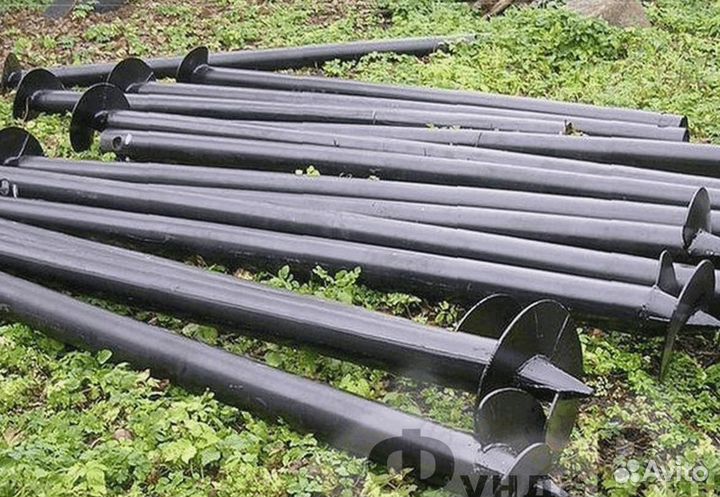 Монтаж Винтовых сваи