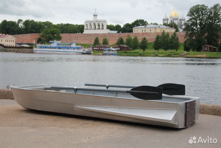 Лодка алюмин.