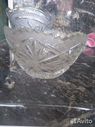 Хрустальная ваза