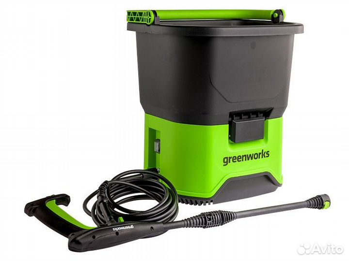 Мойка высокого давления Greenworks GDC40, без АКБ