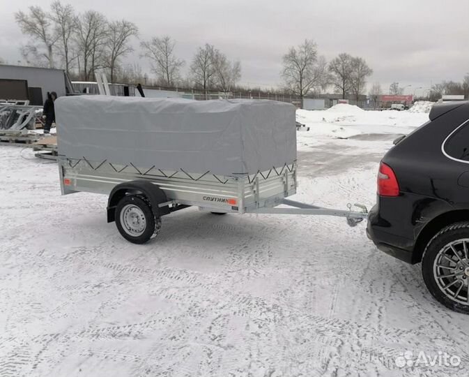 Прицеп бортовой 2,53х1,31м. Тент 1,0м в Ульяновске