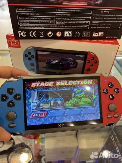 Приставка портативная 2000 игр 8Гб