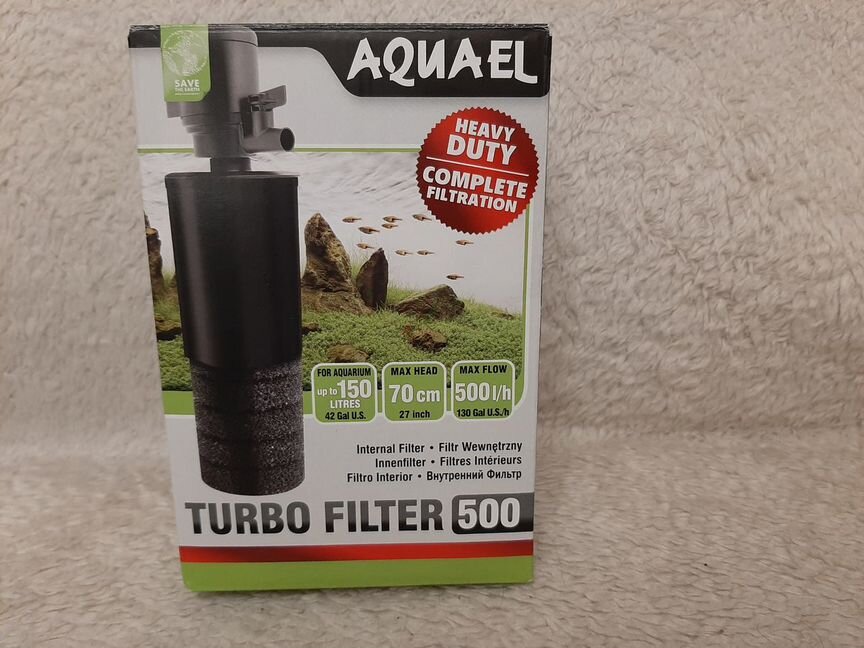 Фильтр aquael turbo filter 500 для аквариума