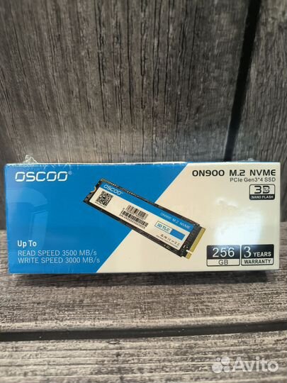 Ssd диски nvme на 256 Гб, новые в ассортименте