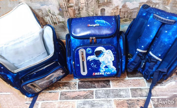 Рюкзак школьный светящийся портфель ранец в школу