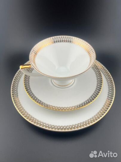 Чайное трио фарфор Winterling Roslau Bavaria