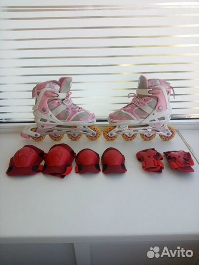 Коньки роликовые раздвижные