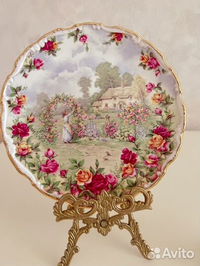 Тарелка настенная,фарфор,винтаж