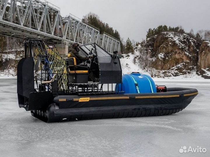 Аэролодка Alligator Cargo 680 с увеличенным баком