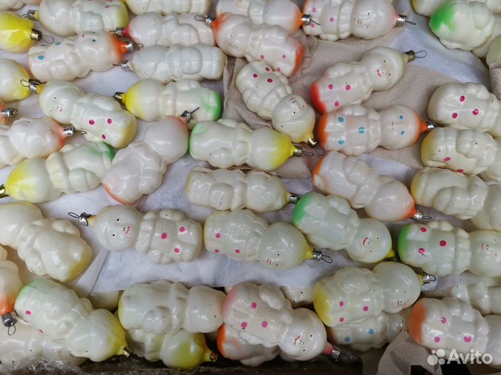 Елочные игрушки СССР Шишка.Клоун