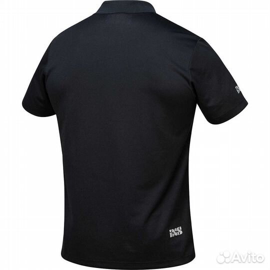 Ixs team active Motorcycle поло Shirt Black