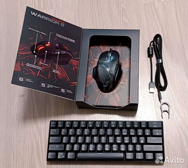 Механическая клавиатура и мышь