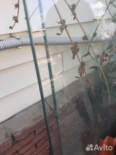 Стекло, большое, новое