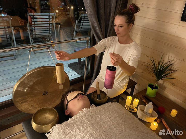 Массаж, йога, звукотерапия, спа, баня