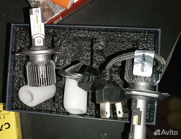 Светодиодные лампы головного света led h4