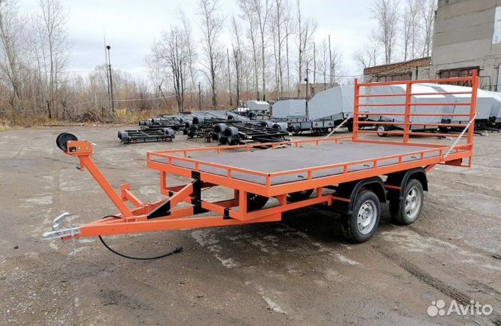 Легковой прицеп двухосный