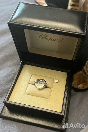 Кольцо Chopard Happy Diamonds Heart оригинал