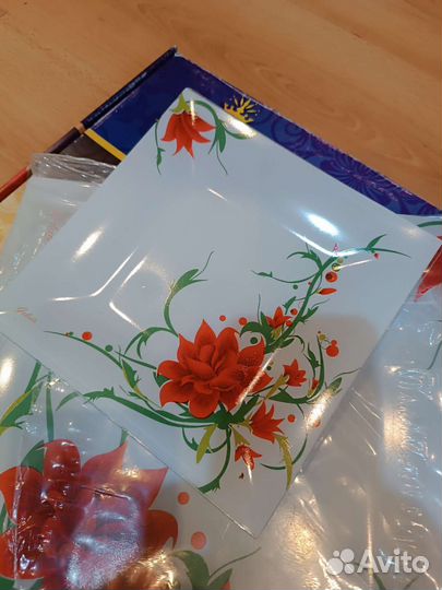 Набор тарелок стекло