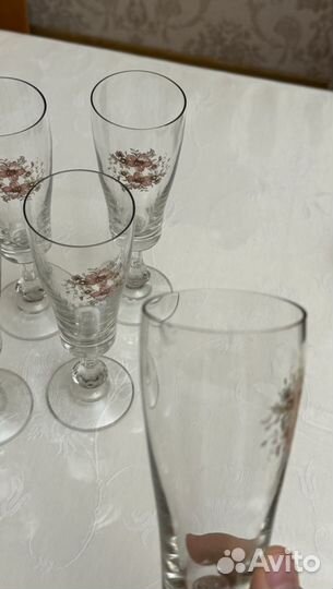 Фужеры богемское стекло