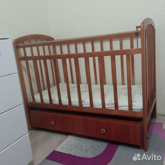 Кроватка фея 311 из массива березы