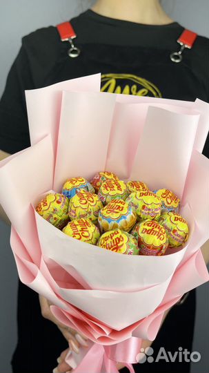 Букет из чупа-чупсов