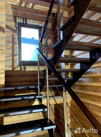 Забежная лестница с установкой