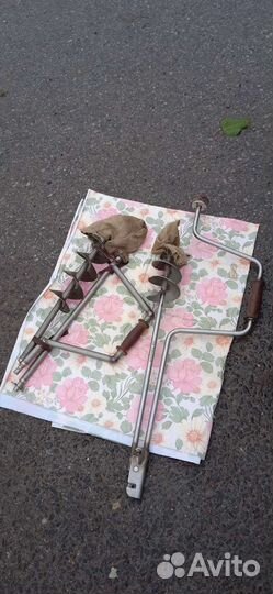 Ледобур титановый + нержавеющий