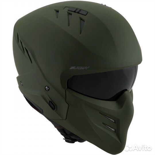 Moto Jet Мотошлем Suomy armor plain Matt Military