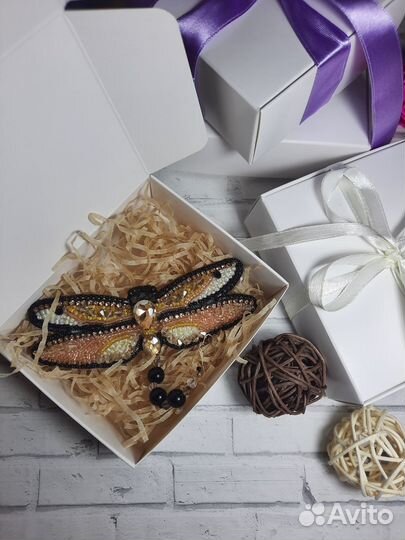 Брошь ручной работы, подарок для девушки